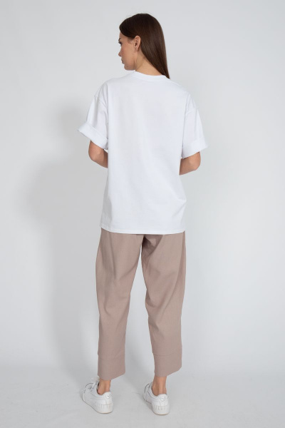 Футболка на каждый день с длинным рукавом и V-образным вырезом Kivviwear 4034.21 - фото 9