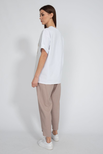 Футболка на каждый день с длинным рукавом и V-образным вырезом Kivviwear 4034.21 - фото 8