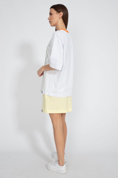 Футболка хлопковая с удлинённым рукавом для летнего лука Kivviwear 4034.26 - фото 9