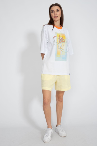 Футболка хлопковая с удлинённым рукавом для летнего лука Kivviwear 4034.26 - фото 5