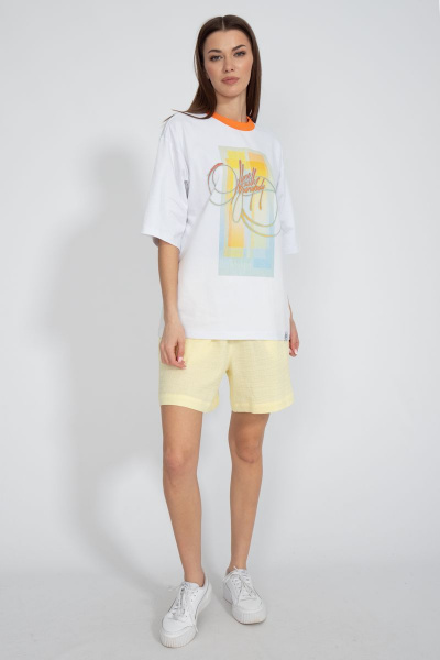 Футболка хлопковая с удлинённым рукавом для летнего лука Kivviwear 4034.26 - фото 4