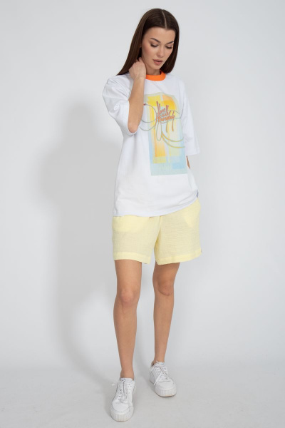 Футболка хлопковая с удлинённым рукавом для летнего лука Kivviwear 4034.26 - фото 3