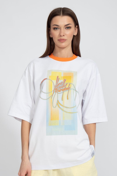 Футболка хлопковая с удлинённым рукавом для летнего лука Kivviwear 4034.26 - фото 1