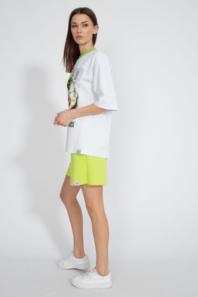 Футболка из трикотажа с удлинённым рукавом для летнего стиля Kivviwear 4034.28 - фото 6