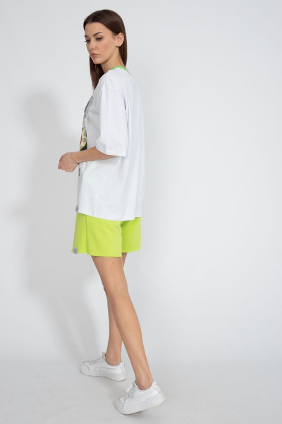 Футболка из трикотажа с удлинённым рукавом для летнего стиля Kivviwear 4034.28 - фото 5