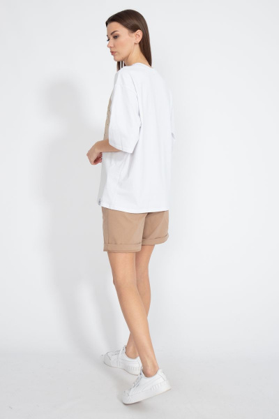 Футболка хлопковая с удлинённым рукавом для ежедневного ношения Kivviwear 4034.29 - фото 9