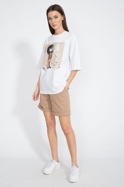 Футболка хлопковая с удлинённым рукавом для ежедневного ношения Kivviwear 4034.29 - фото 2