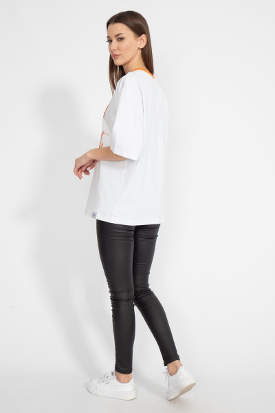 Футболка из хлопка с удлинённым рукавом для летнего гардероба Kivviwear 4034.30 - фото 8