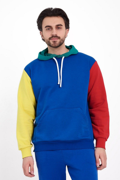 Спортивный худи oversize из трикотажа с капюшоном GO M4040/19-02.182-188 - фото 1