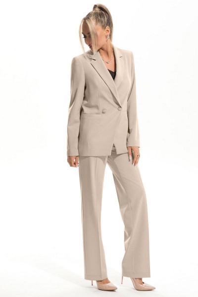 Брюки, жакет Golden Valley 6528 бежевый - фото 1