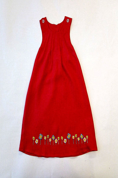 Сарафан Юнона М6628 малиновый - фото 1