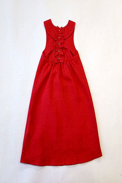 Сарафан Юнона М6628 малиновый - фото 2