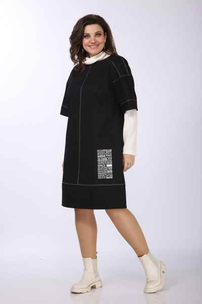 Платье INVITE 4049 черный - фото 1