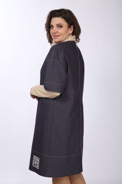 Платье INVITE 4049 синий - фото 4