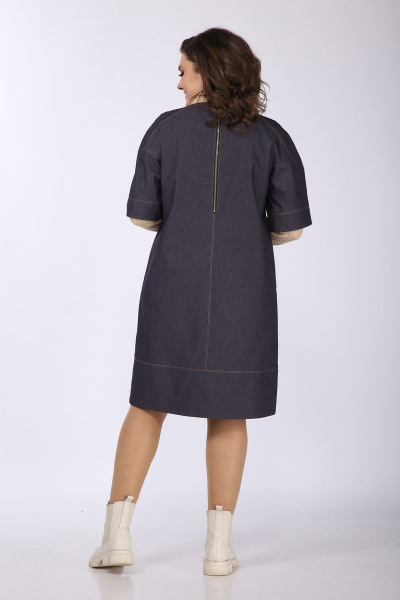 Платье INVITE 4049 синий - фото 2