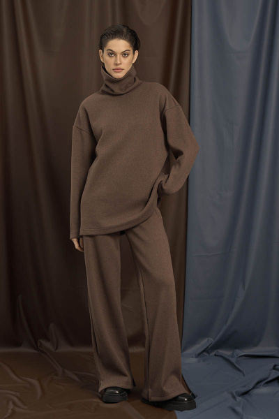 Брюки, джемпер RAWR 308 шоколад - фото 1