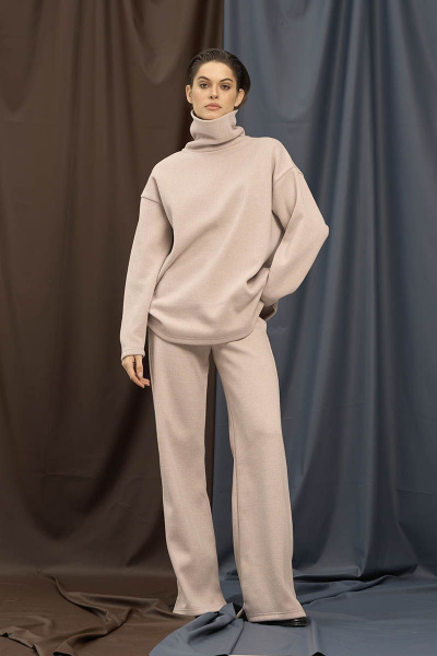 Брюки, джемпер RAWR 308 жемчужный - фото 1