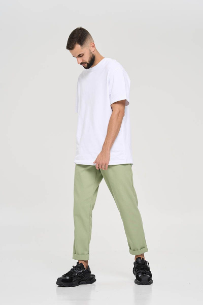 Брюки RAWR 373 оливковый - фото 2