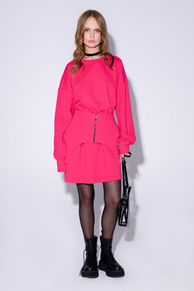 Баска, платье PiRS 4452 розовый - фото 2