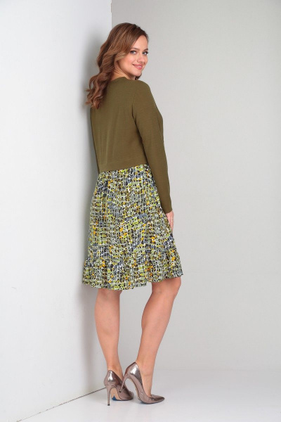 Платье TVIN 7607 хаки - фото 6