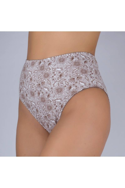 Трусы из хлопка с высокой линией из эластичного трикотажа Verally 109-8 ажур- - фото 3
