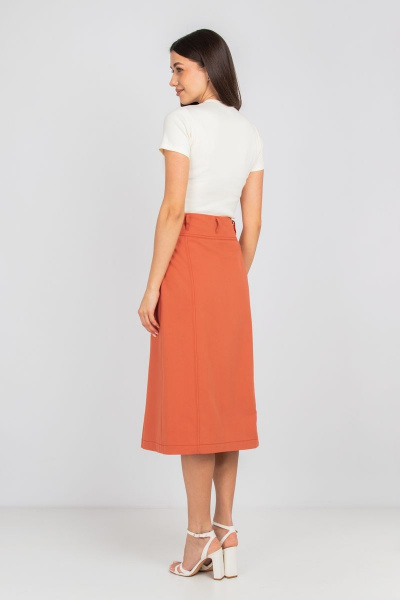 Юбка Mirolia 1113 терракот - фото 4