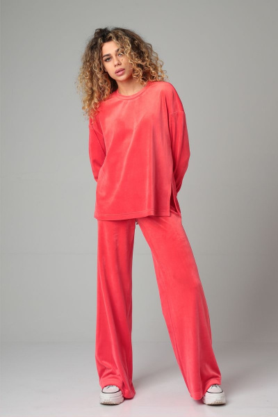 Брюки, джемпер DOGGI 2866 яркий коралл - фото 6