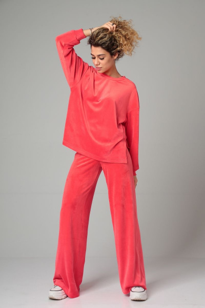 Брюки, джемпер DOGGI 2866 яркий коралл - фото 7