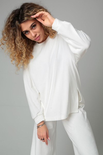 Брюки, джемпер DOGGI 2866 белый - фото 4