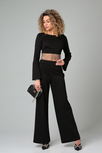 комплект из брюк и топа с тройной отделкой DOGGI 2872 - фото 1