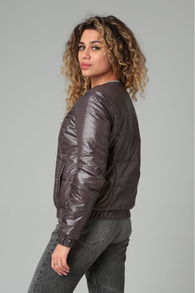 Куртка DOGGI 6343 серый платиновый - фото 4