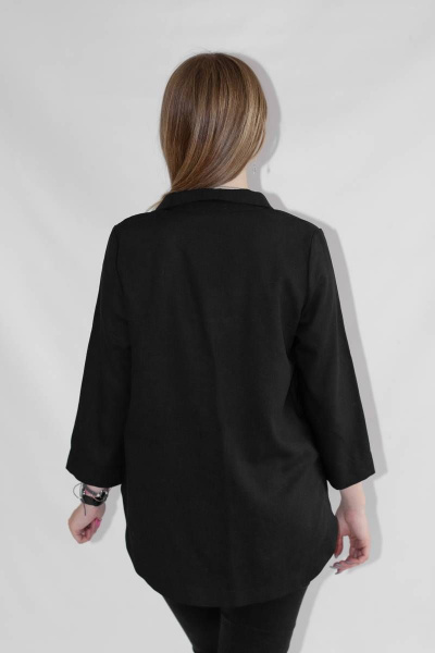 Блуза с ярким принтом и завышенной линией талии из хлопка Mita ЖМ1056 одуванчики - фото 2