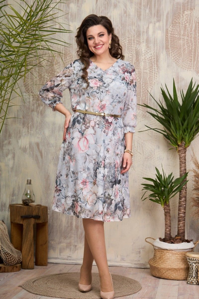 Платье Moda Versal П2372 светло-голубой - фото 1