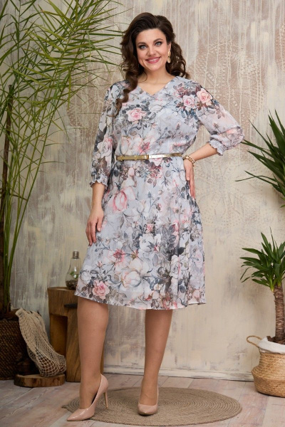 Платье Moda Versal П2372 светло-голубой - фото 2