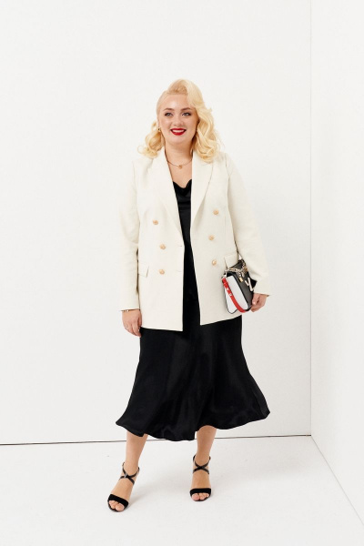 Стильная вязаная юбка миди из вискозы с застежкой сбоку Ketty К-03350 - фото 4