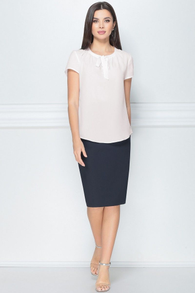 Блуза LeNata 11856 молочный - фото 2