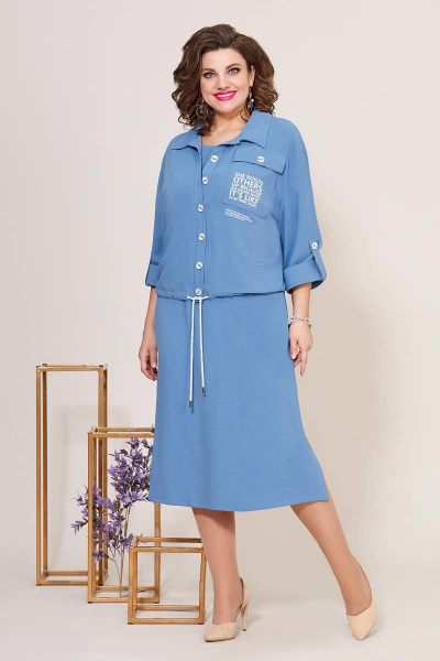 Блуза, платье Mira Fashion 5227 - фото 5