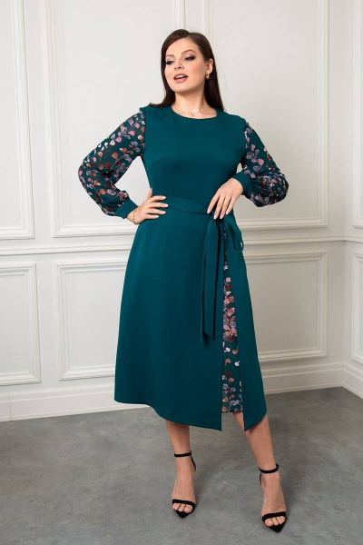 Платье Daloria 1951 изумрудный - фото 1