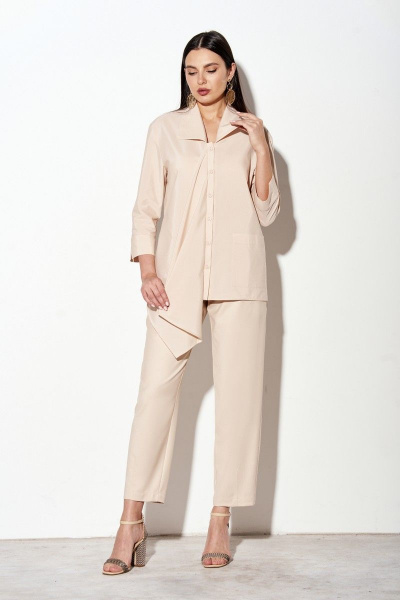 Брюки, рубашка FOXY FOX 1306 бежевый - фото 5