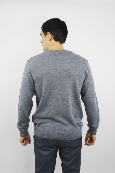 Джемпер с обтягивающим силуэтом из трикотажа с V-образным вырезом Полесье С5629-20 0С8583-Д43 170,176 туча - фото 3