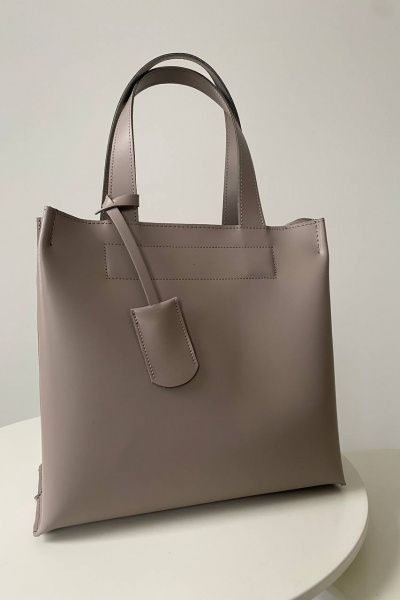 Кожаная сумка бежевый на каждый день Galanteya 21620.22с2872к45 серо-бежевый - фото 2