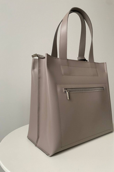 Кожаная сумка бежевый на каждый день Galanteya 21620.22с2872к45 серо-бежевый - фото 3