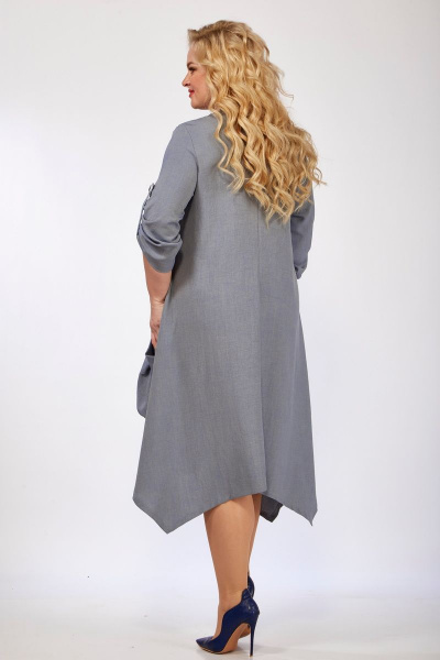 Платье Michel chic 2119 серый - фото 2
