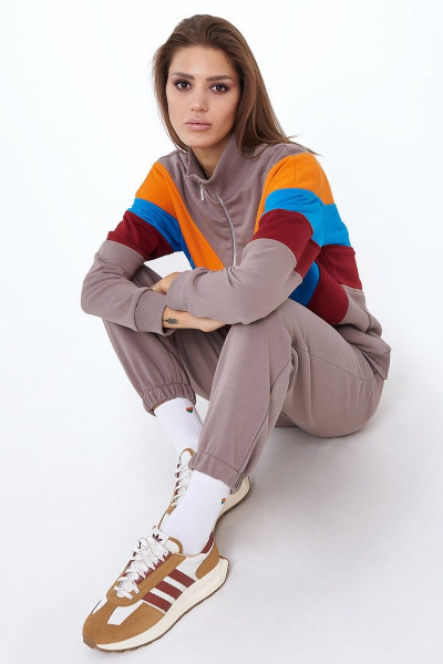 Брюки и джемпер в стиле athleisure для комфортных образов GO F3025/04-03.164-170 - фото 5