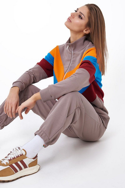 Брюки и джемпер в стиле athleisure для комфортных образов GO F3025/04-03.164-170 - фото 6