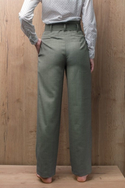 Брюки Individual design 20202 оливковый - фото 4