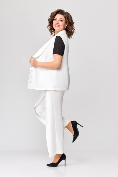 Брюки, жилет Swallow 646.1 молочный - фото 16