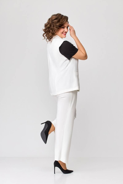 Брюки, жилет Swallow 646.1 молочный - фото 15