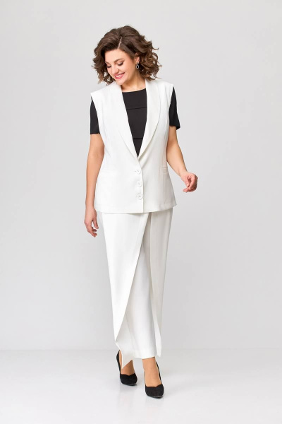 Брюки, жилет Swallow 646.1 молочный - фото 12