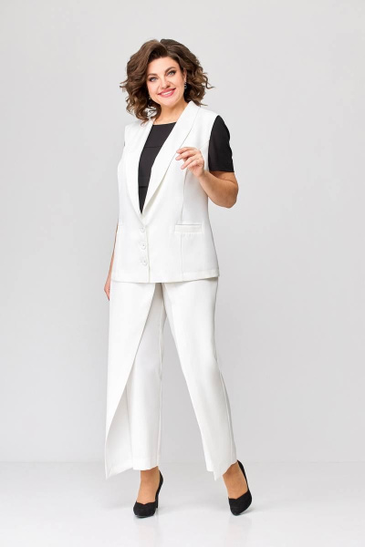 Брюки, жилет Swallow 646.1 молочный - фото 11